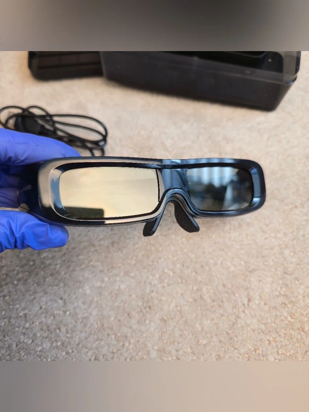 Panasonic 3D Full HD Glasses TY-EW3D2M Active Rechargeable /w Case